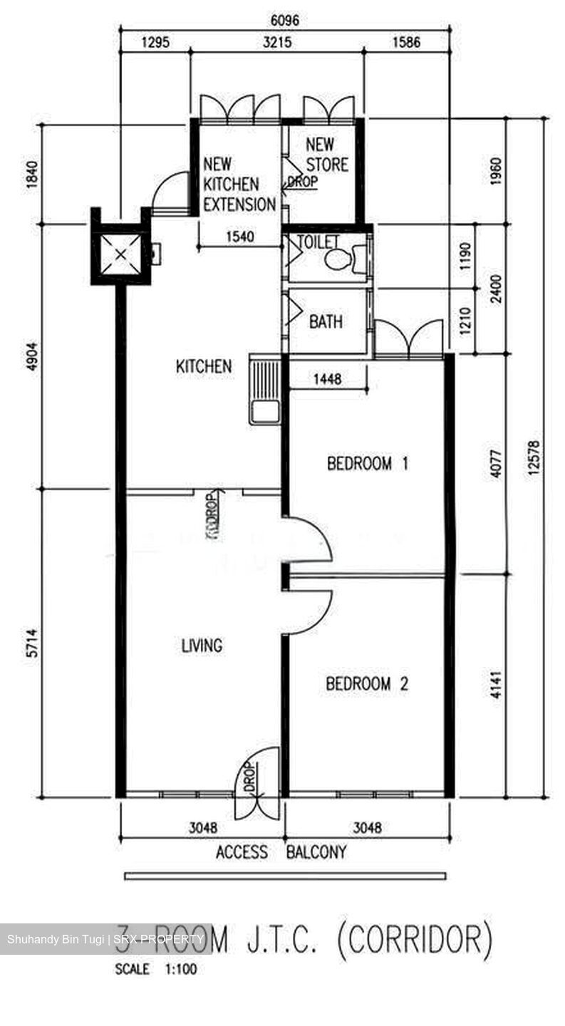 Blk 114 Ho Ching Road (Jurong West), HDB 3 Rooms #621681831